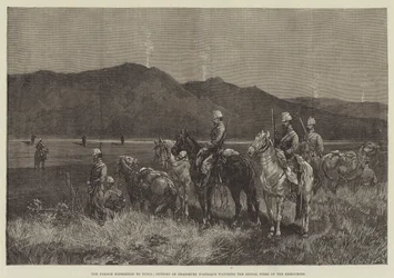 Die französische Expedition nach Tunis, Außenposten der Chasseurs D